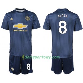 Koszulka Manchester United MATA 8 Dziecięcy Trzeci Koszulki Piłkarskie 2018-2019 Krótki Rękaw